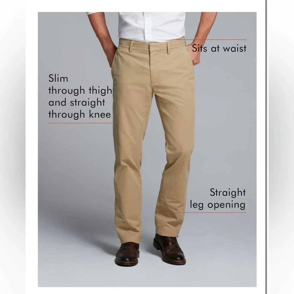 SOLD Banana Republic Chino Charcoal Emerson Pant 31x32 - Picture 6 of 7